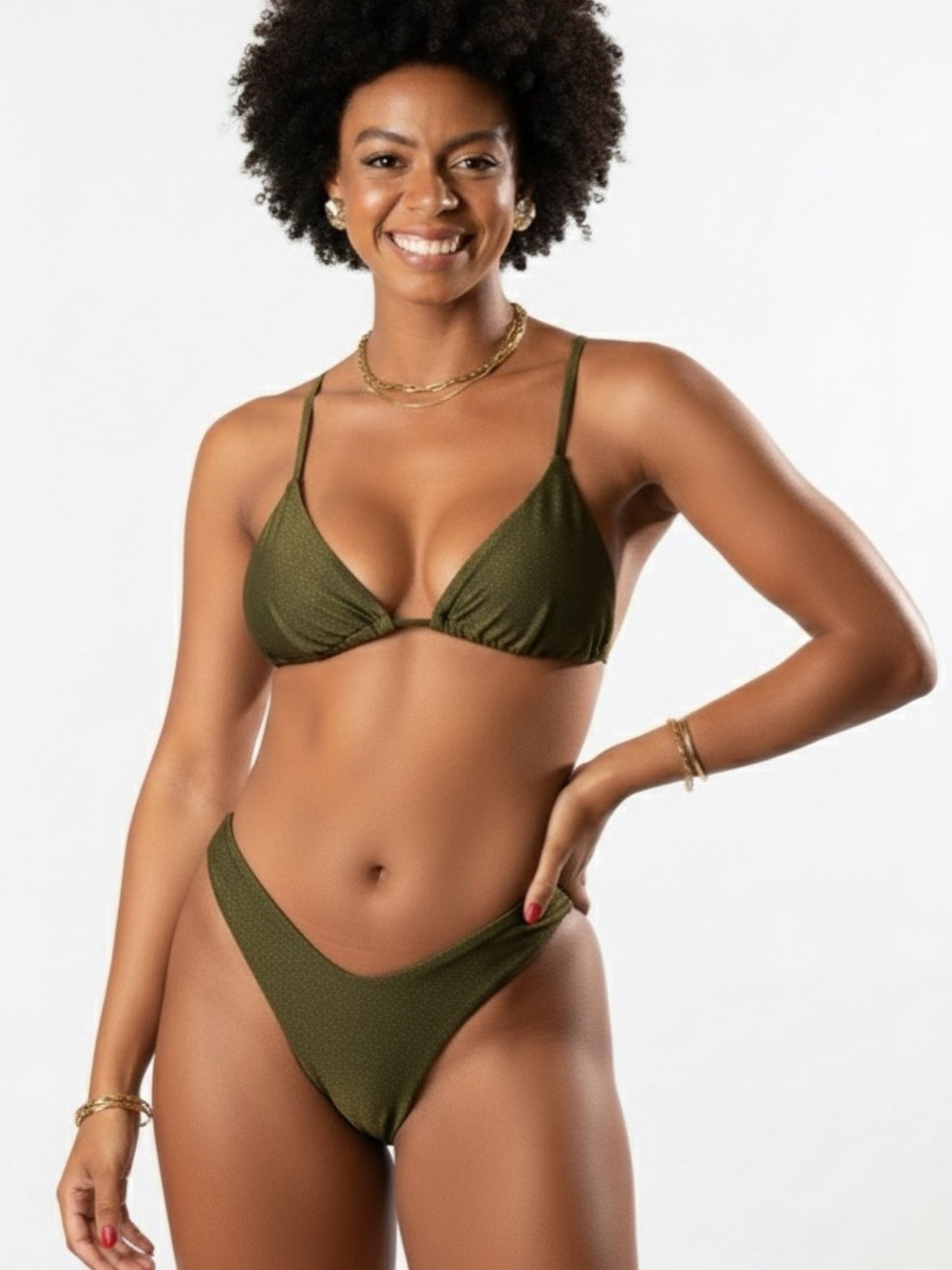 Bikini Glow Military Green