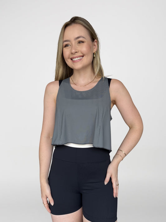 Crop Top Lite Grey