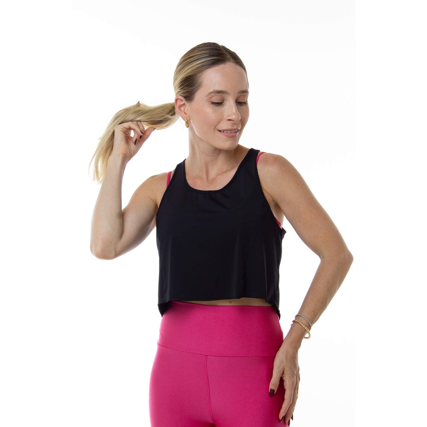 Crop Top Lite Black